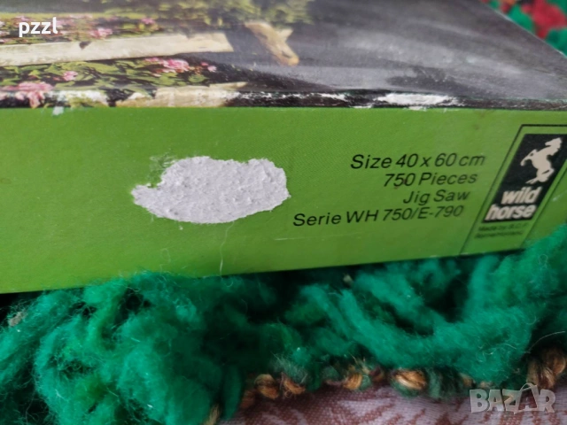 Пъзел "Bad Weisse” Wild Horse 1984г. 750 части, снимка 4 - Пъзели - 53966541