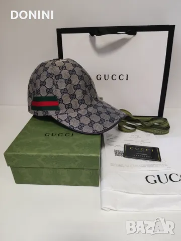 Мъжка дамска бейзболна шапка Gucci, снимка 1 - Шапки - 49257173