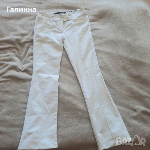 Бял панталон 10 лв, снимка 1 - Панталони - 45170249