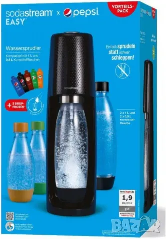 Машина за газиране на вода SodaStream Easy, снимка 4 - Кухненски роботи - 48917532