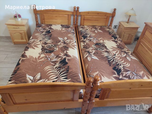 Единични дървени легла с матрак, снимка 9 - Спални и легла - 45264958