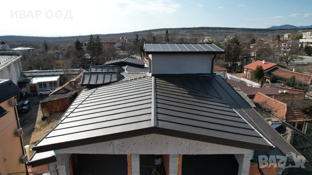 Покривна Ламарина - профил Клик Панел и Двоен фалц, снимка 16 - Строителни материали - 46289269