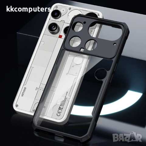 XUNDD Калъф за Nothing Phone (3) 5G с Прозрачен акрилен гръб- TPU рамка, Airbag технология, вкл. Про, снимка 6 - Калъфи, кейсове - 52652504