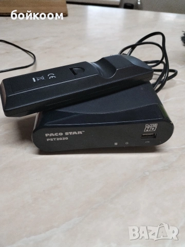 Ефирна приемник с Т2 тунер PACO STAR 2020, снимка 2 - Ресийвъри, усилватели, смесителни пултове - 54274517