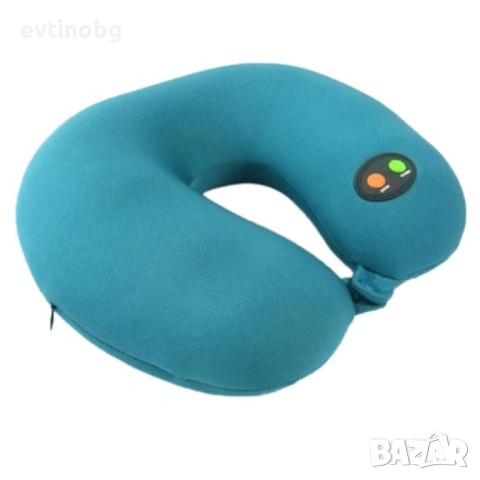 Масажна въглавница от мек дишащ материал /  Размер: 30 х 30 х 10 см/ Захранване: Батерии 1.5V, AA х , снимка 6 - Масажори - 53933026