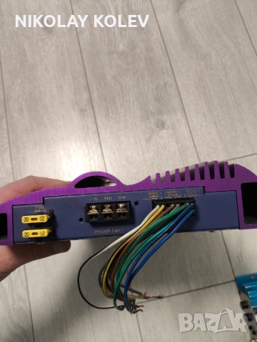 Авто усилвател крайно стъпало за субуфер музика, снимка 6 - Ресийвъри, усилватели, смесителни пултове - 53936507