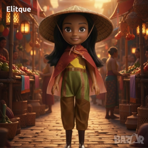 Кукла Рая със шапка и музика – Коледен подарък, който носи радост и магия, снимка 2 - Кукли - 52888682