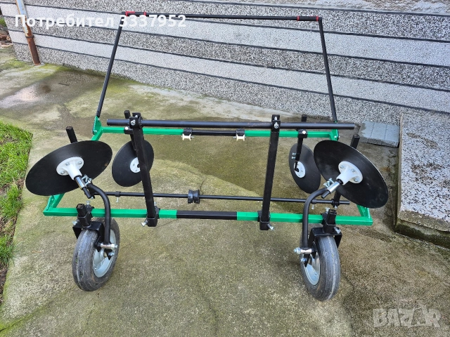 Мулчираща машина. Машина за полагане на мулчиращо фолио и капково., снимка 3 - Други машини и части - 53585835