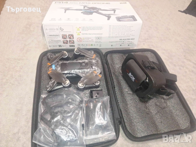 НОВ  Дрон Xiaomi A14 Pro max GPS Brushless 8K Triple Camera HD Drone, снимка 4 - Дронове и аксесоари - 52928829