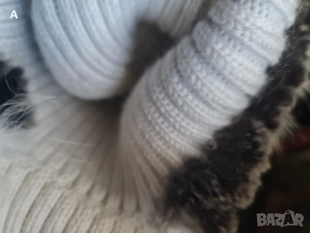 Шапка от естествен косъм лисица и чинчила , снимка 3 - Шапки - 53385509