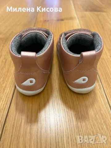 Обувки BOBUX, номер 21, розово злато, снимка 3 - Бебешки обувки - 53257432