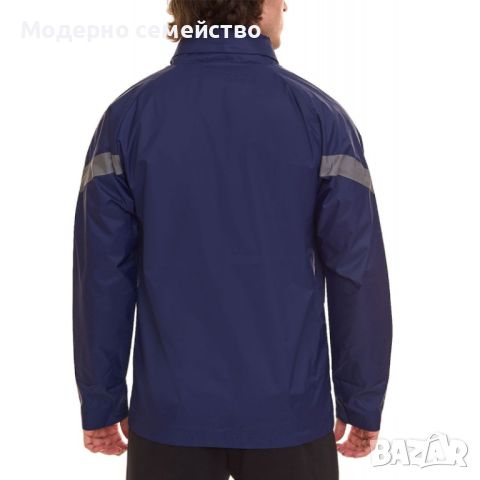 Мъжко яке puma x italy figc 2022 hidden hood track jacket blue, снимка 2 - Якета - 46807017