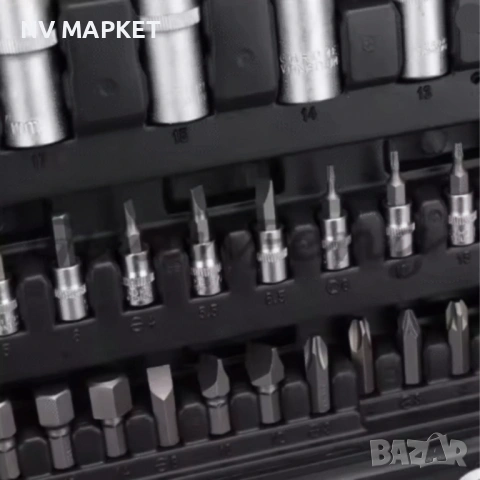 Куфар с инструменти 108 части - Гедоре, снимка 2 - Куфари с инструменти - 53843277