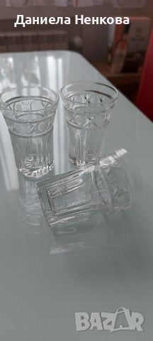 Кристални чашки  за ракия за попълване , снимка 3 - Чаши - 46335751