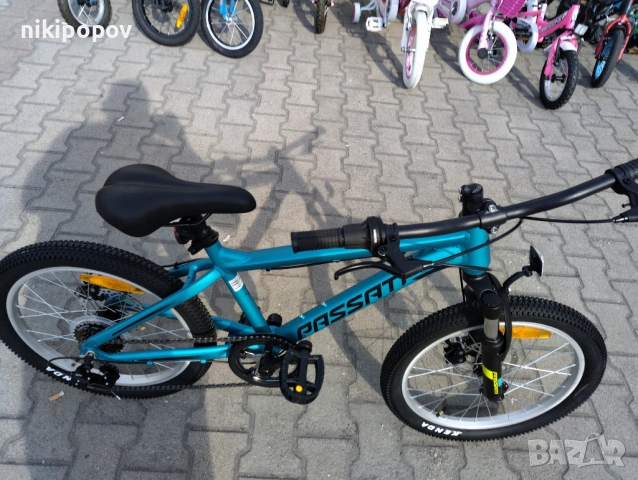 PASSATI Алуминиев велосипед 20" ALUMINIUM син, снимка 3 - Велосипеди - 53838810