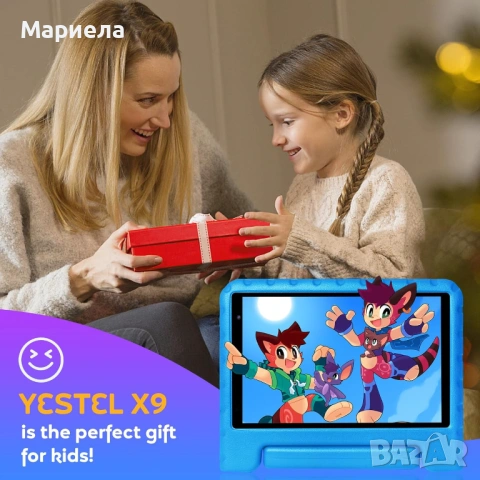 Детски таблет YESTEL с Wi-Fi 6, Android 13, 7GB RAM, снимка 7 - Други - 54201873