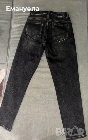 Черни дънки, снимка 2 - Дънки - 54178334