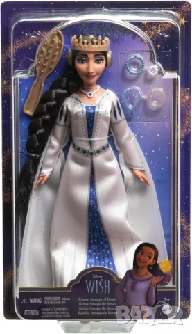 Реалистична кукла Mattel кралица Амая от филма "Желание" / Queen Amaya / Wish , снимка 3 - Кукли - 49906049