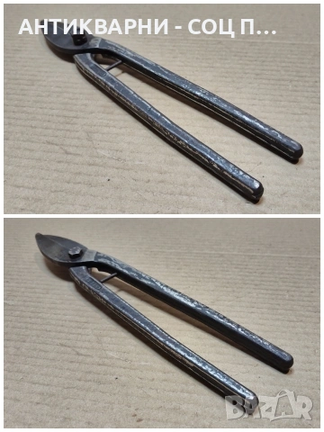 Стара Кована Ножица За Рязане На Ламарина. / НОМЕР 1726., снимка 4 - Антикварни и старинни предмети - 53849761