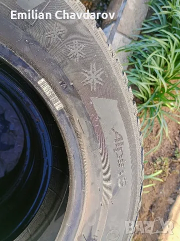 два броя зимни гуми michelin alpina 195 65 15 цола, снимка 5 - Гуми и джанти - 48514338