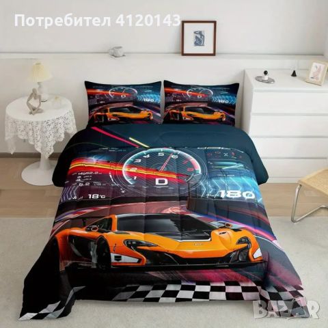 Спален комплект Need for speed, снимка 1 - Спално бельо - 46062932