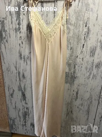 Рокля нова тип комбинезон цвят крем елегантна официална парти елегантна права , снимка 4 - Рокли - 50245906