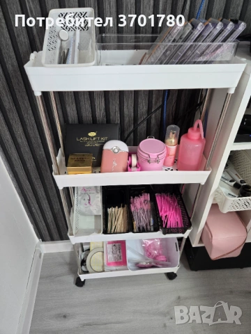 Козметична кошетка + лампа луна+параван, снимка 3 - Аксесоари и консумативи - 53760380