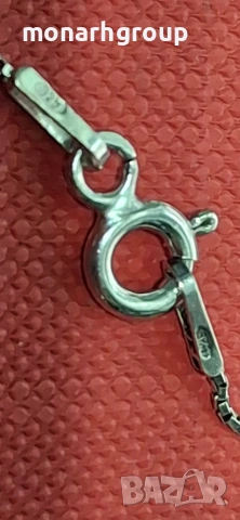 Сребърна верижка /скъсана/, снимка 6 - Колиета, медальони, синджири - 53966804