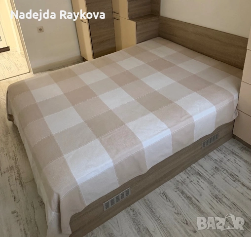 Спалня с матрак 140/190, снимка 5 - Спални и легла - 53291374