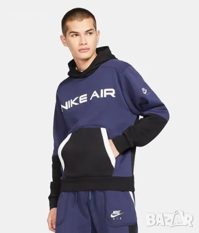 Nike Air Hoodie - Оригинален мъжки суитшърт размер S, снимка 1 - Суичъри - 48648018