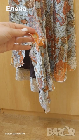 Пола mins. 100%коприна. размер М/S., снимка 5 - Поли - 50496753