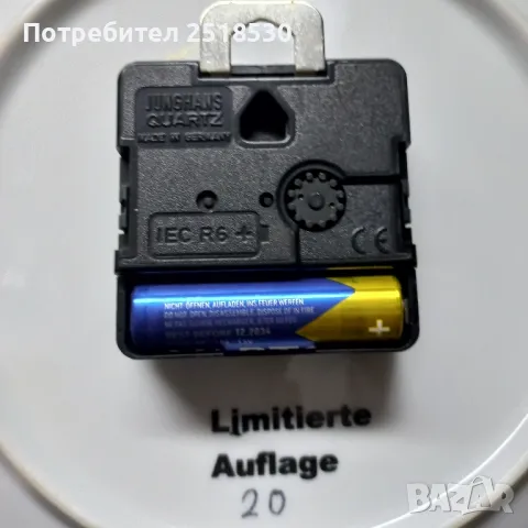 Порцеланов Junghans , снимка 4 - Стенни часовници - 49365007