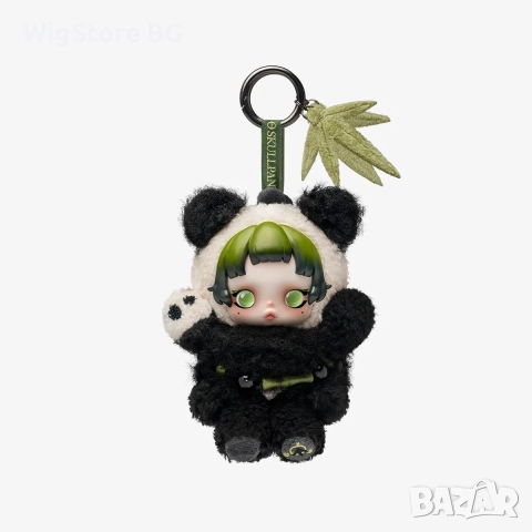 SKULLPANDA Lazy Panda Plush Doll Pendant - POP MART, 100% AUTHENTIC