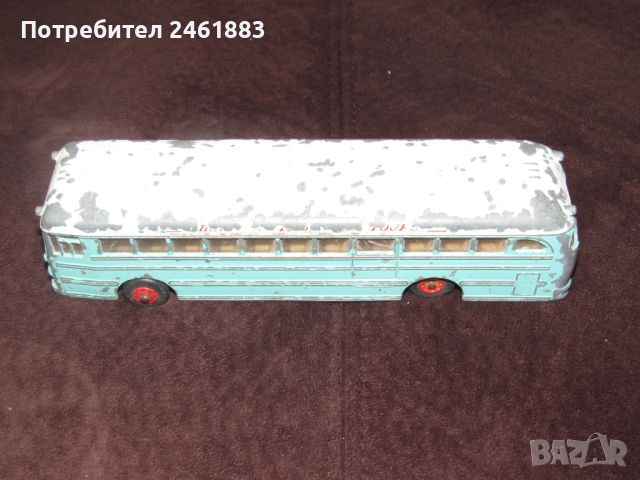 Стар антикварен Dinky Supertoys Continental Touring Coach 953 Meccano автобус, снимка 2 - Колекции - 46634694