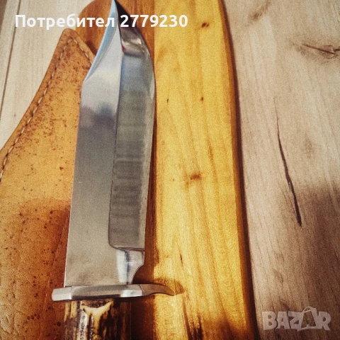 Ловен много масивен нож от колекция , снимка 15 - Колекции - 50754843