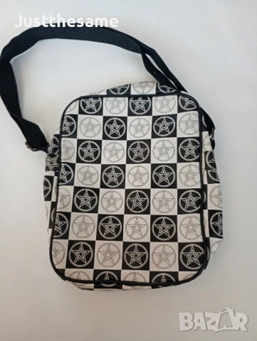 Чанта За През Рамо Изкуствена Кожа Пентаграм