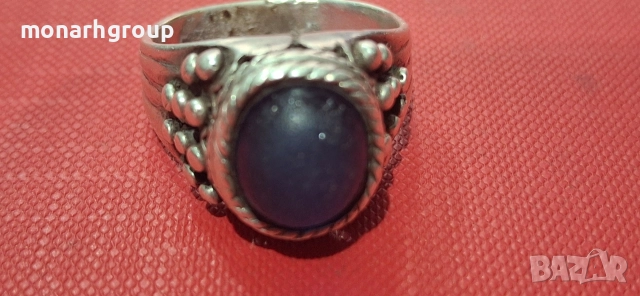 Сребърен пръстен, снимка 6 - Пръстени - 52819231