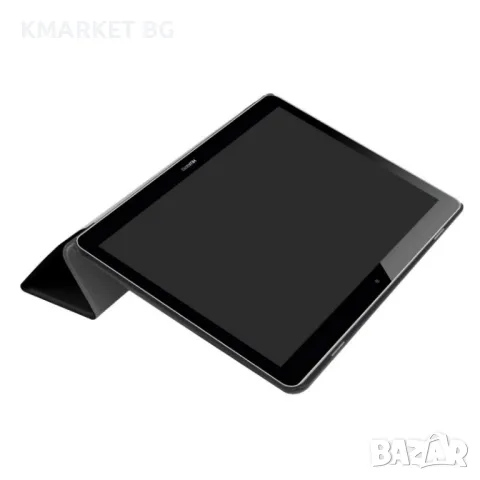 Huawei MediaPad T3 10 Кожен Калъф и Протектор, снимка 5 - Калъфи, кейсове - 48249158