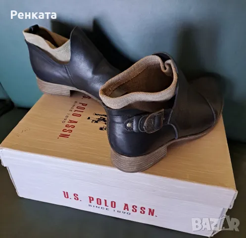 Дамски боти естествена.кожа U.S.POLO ASSN., снимка 5 - Дамски боти - 48047282