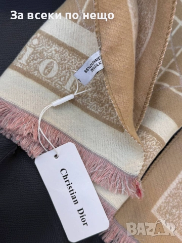 Christian Dior Луксозен Шал Кристиян Диор - Налични Различни Цветове Код SK262, снимка 3 - Шалове - 52596672