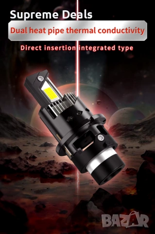 LED Крушки D2S - D series +300 %, снимка 3 - Аксесоари и консумативи - 54157533