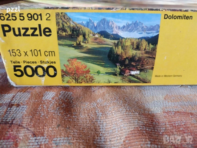 Пъзел "Dolomiten” Ravensburger 1977г. 5000 части, снимка 4 - Пъзели - 53698463