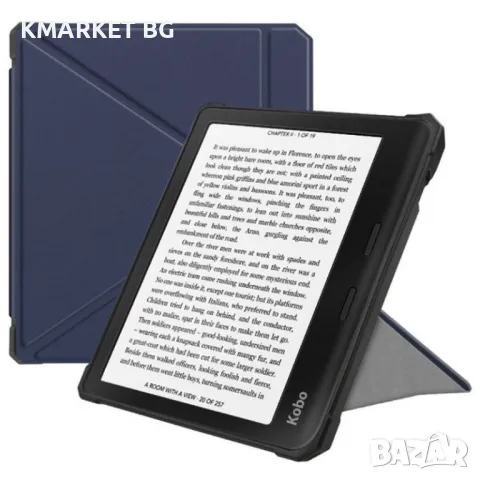 Kobo Libra 2 N418 Soft TPU+PU Leather Кожен Калъф и Протектор, снимка 2 - Калъфи, кейсове - 48257832