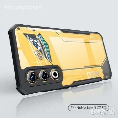 ZTE nubia Neo 3 GT 5G XUNDD Удароустойчив Калъф TPU+Acrylic и Протектор, снимка 2 - Калъфи, кейсове - 50709197