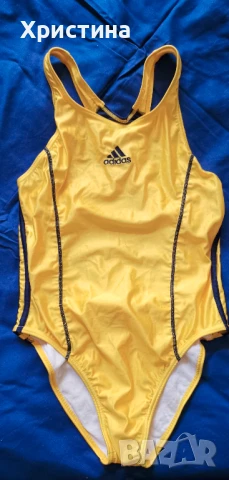 Оригинален цял бански Adidas - жълт