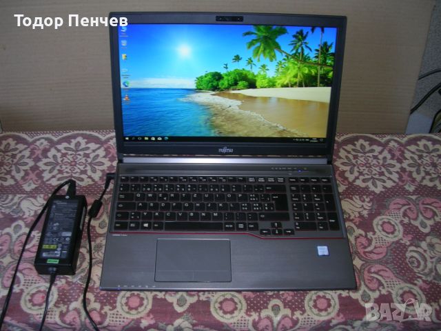 Fujitsu Lifebook E756 - Core i5, 8 GB DDR4, 256 GB SSD, Full HD , снимка 1 - Лаптопи за дома - 45480453