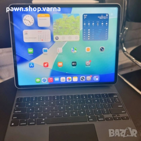 Таблет Apple iPad Pro 12.9” (6th Gen, A2436) – като нов + Apple Pencil и калъф!, снимка 5 - Таблети - 53259257