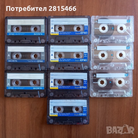 Лот 10бр. аудио касети SONY, снимка 2 - Аудио касети - 53579138