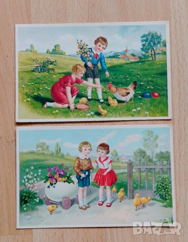 Великденски картички антикварни 