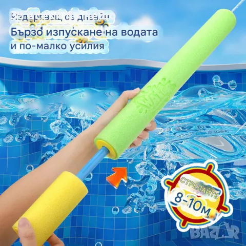 Мощен воден пистолет за незабравимо лятно забавление, снимка 2 - Електрически играчки - 50397431